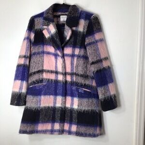 Elle coat jacket women 4 pink purple wool